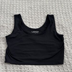 Larken X Black Tank Top / Pumping / Nursing Bra